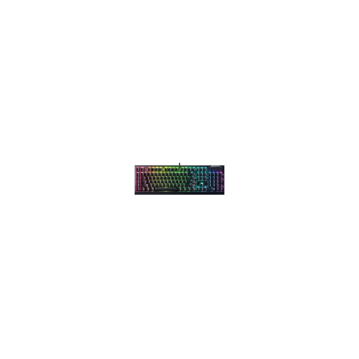 Razer | Mechanical Gaming Keyboard | BlackWidow V4 X | Mechanical Gaming Keyboard | Wired | US | Yellow Mechanical Switches (Lin