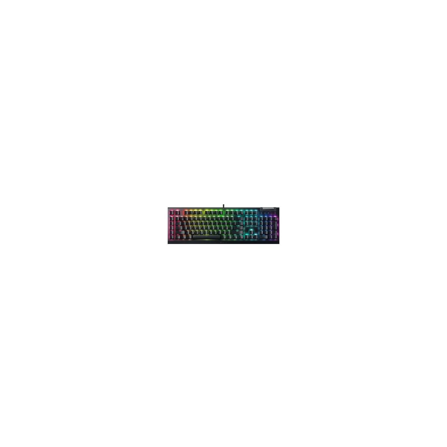 Razer | Mechanical Gaming Keyboard | BlackWidow V4 X | Mechanical Gaming Keyboard | Wired | US | Yellow Mechanical Switches (Lin