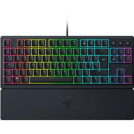 Razer Ornata V3 Tenkeyless Wired Gaming keyboard, Low-profile, RGB LED, USB QWERTY, US, Black / RZ03-04880100-R3M1