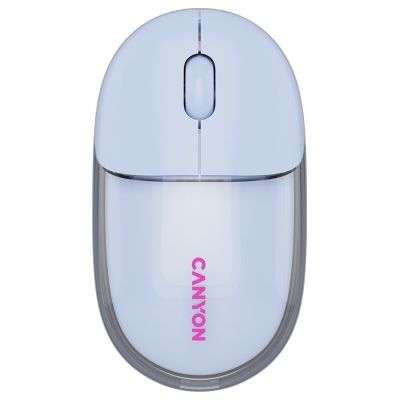 Canyon mouse OnClick 24 BT/ Wireless Transparent/Blue