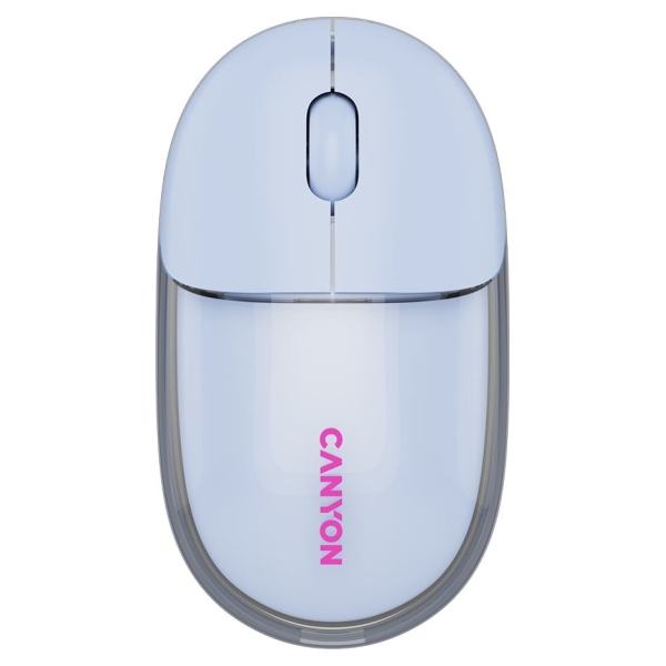 Canyon mouse OnClick 24 BT/ Wireless Transparent/Blue