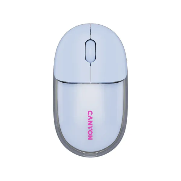 Canyon mouse OnClick 24 BT/ Wireless Transparent/Blue