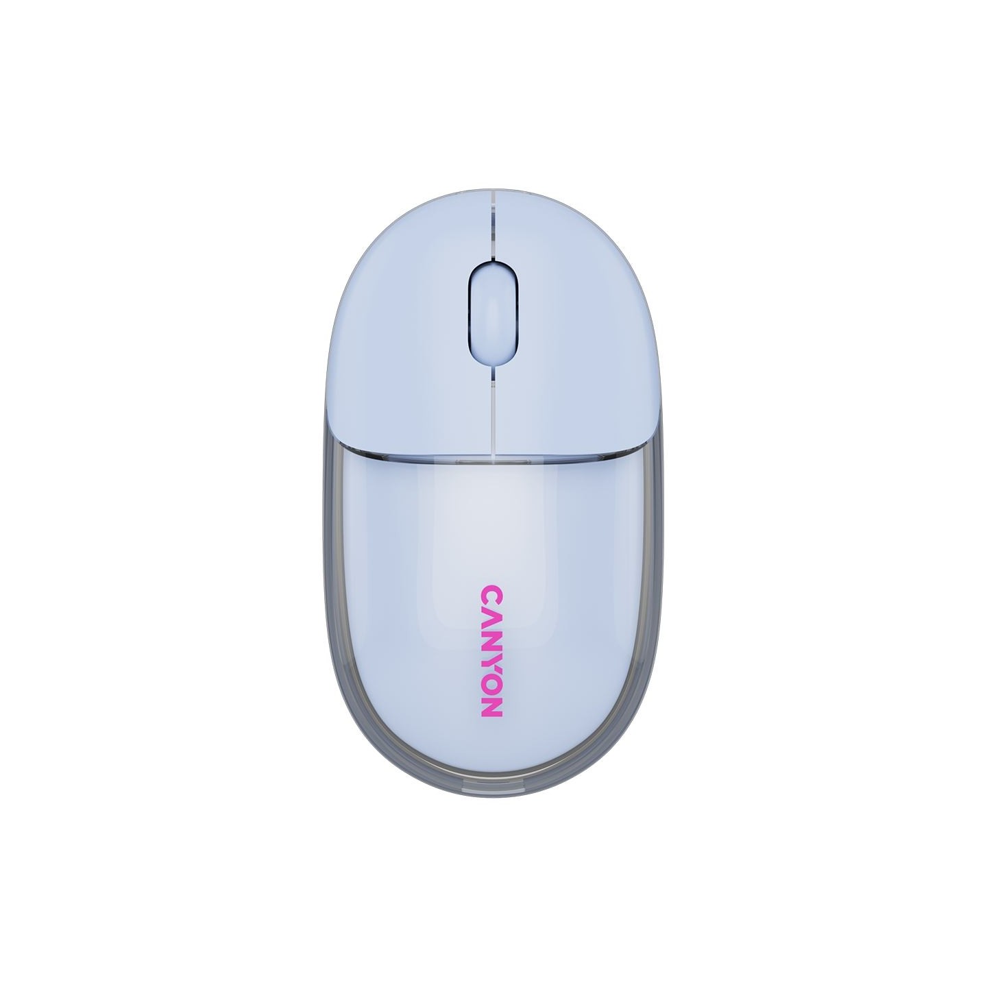 Canyon mouse OnClick 24 BT/ Wireless Transparent/Blue