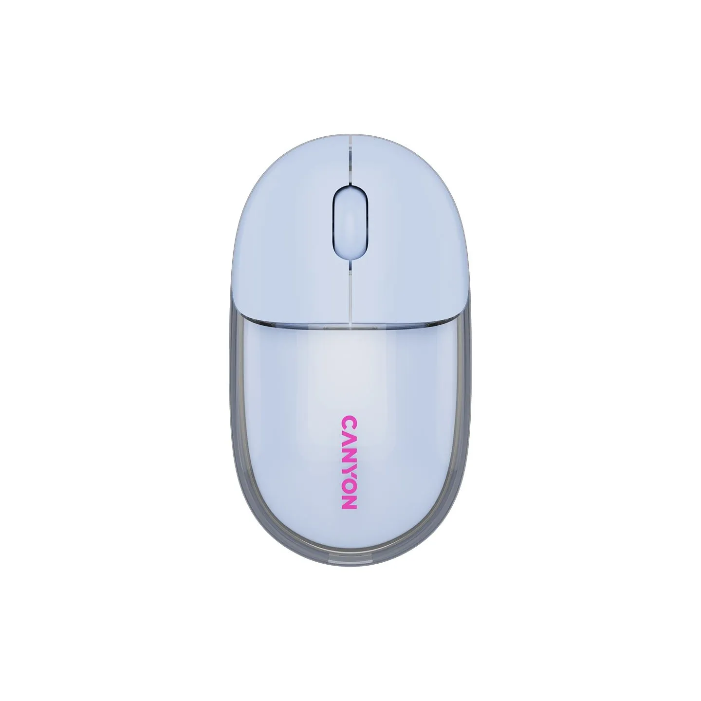 Canyon mouse OnClick 24 BT/ Wireless Transparent/Blue