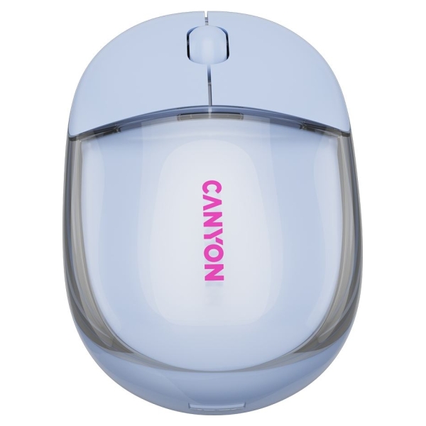 Canyon mouse OnClick 24 BT/ Wireless Transparent/Blue