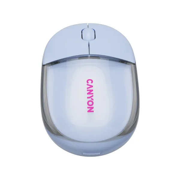 Canyon mouse OnClick 24 BT/ Wireless Transparent/Blue