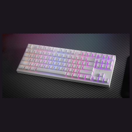 Genesis | THOR 404 TKL | Mechanical Gaming Keyboard | Wired | US | Gateron Yellow Pro | White | RGB