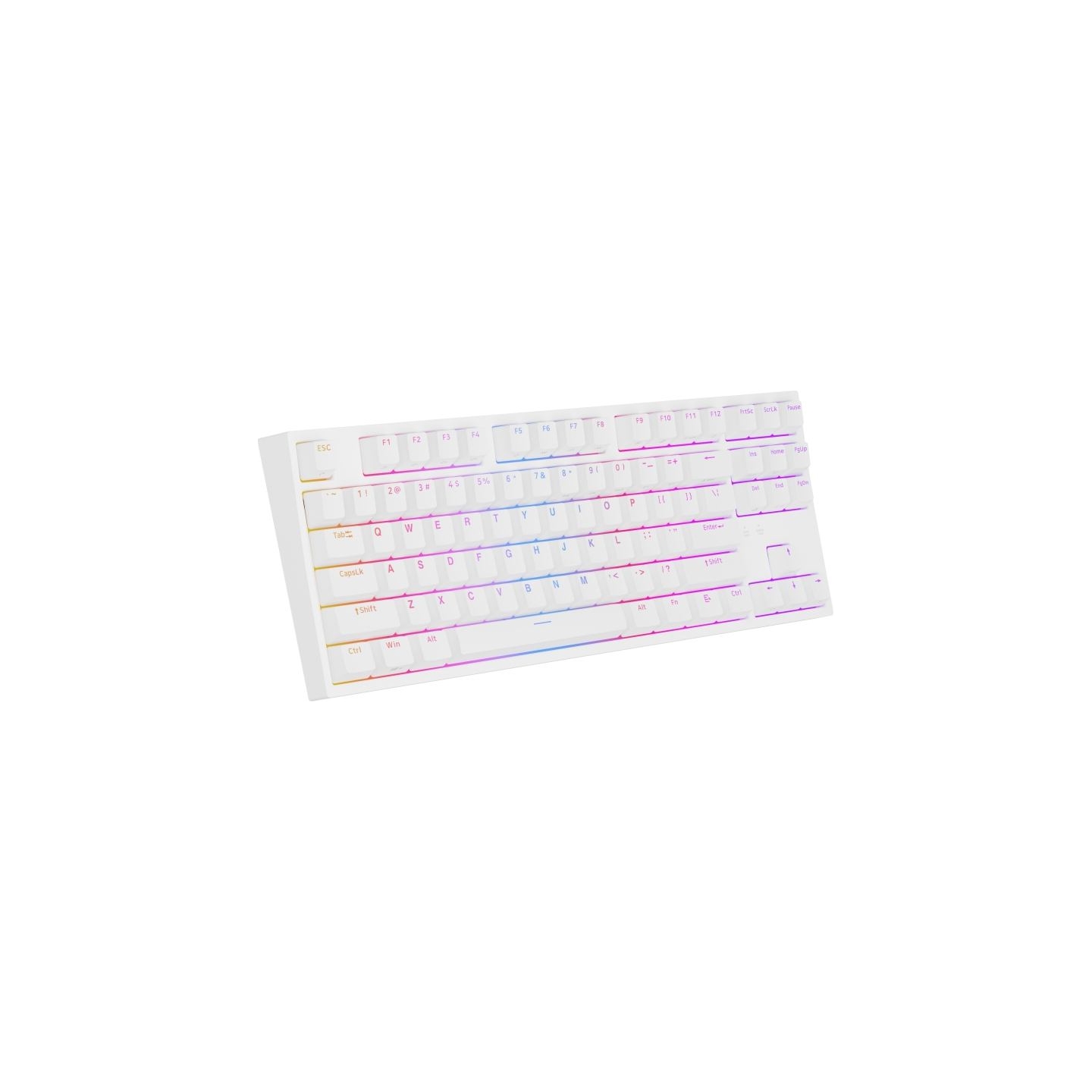 Genesis | THOR 404 TKL | Mechanical Gaming Keyboard | Wired | US | Gateron Yellow Pro | White | RGB