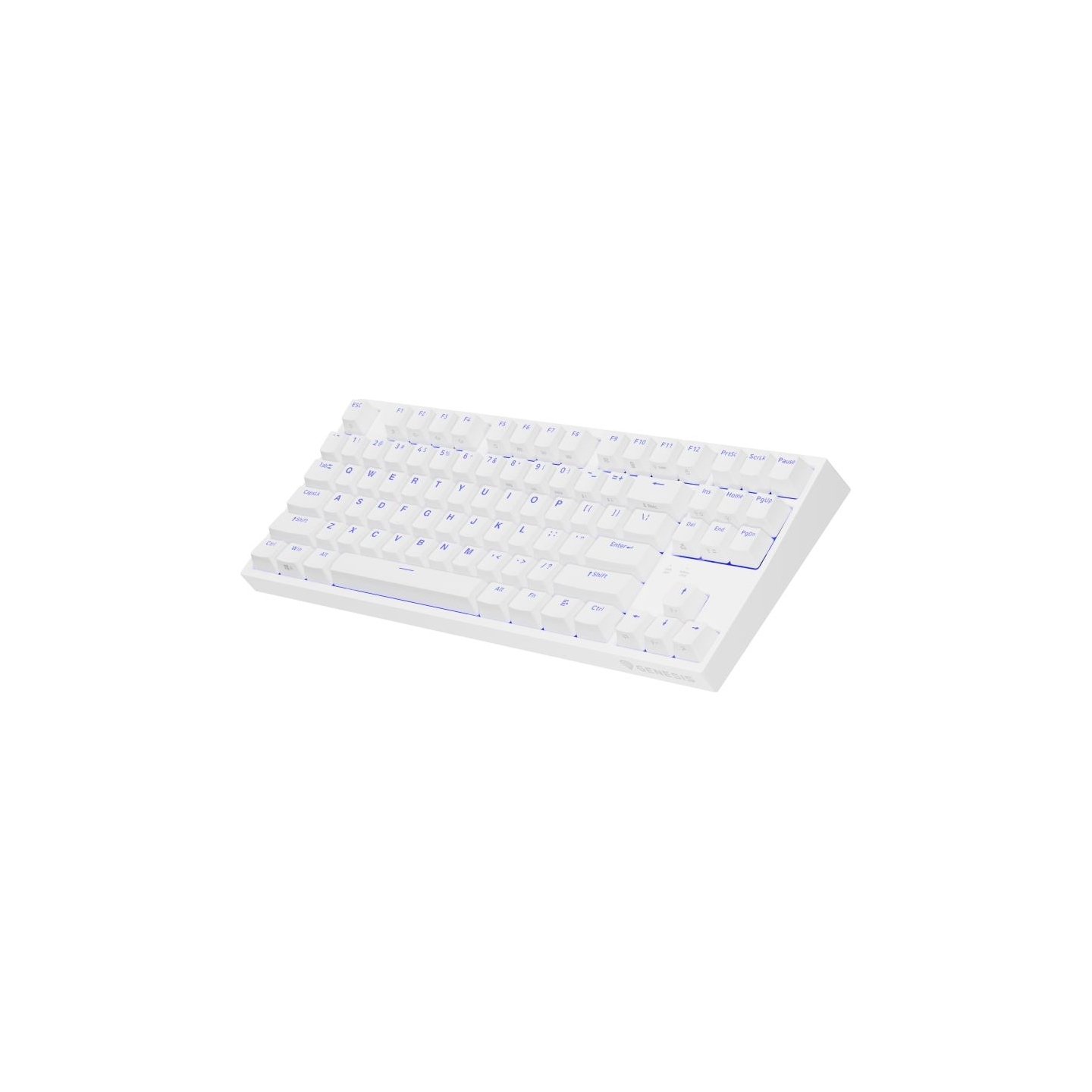 Genesis | THOR 404 TKL | Mechanical Gaming Keyboard | Wired | US | Gateron Yellow Pro | White | RGB