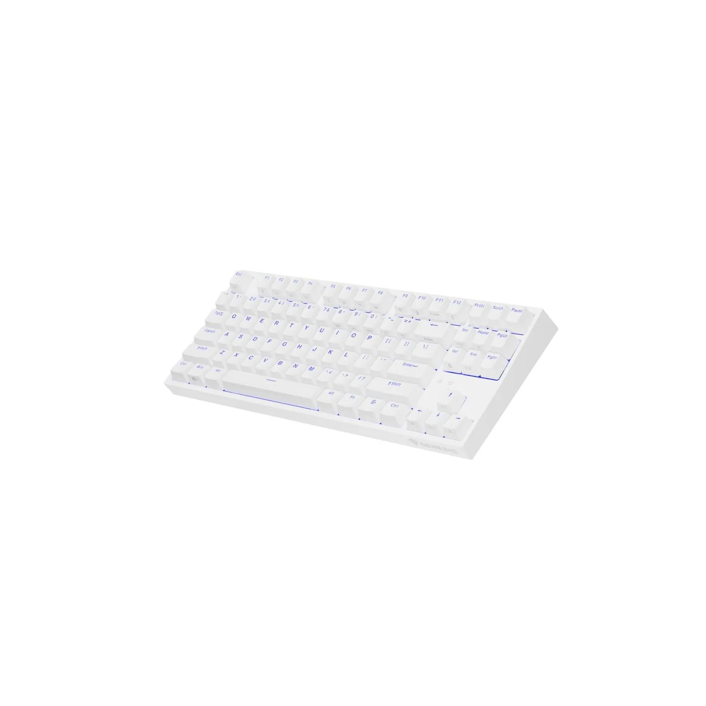 Genesis | THOR 404 TKL | Mechanical Gaming Keyboard | Wired | US | Gateron Yellow Pro | White | RGB