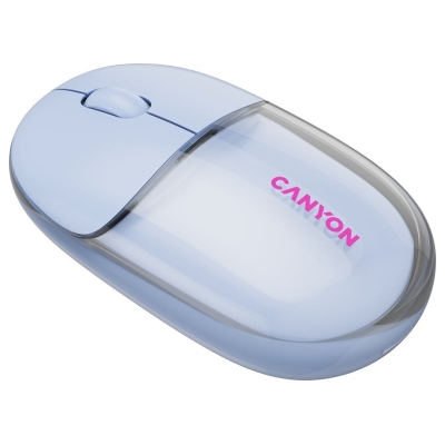 Canyon mouse OnClick 24 BT/ Wireless Transparent/Blue