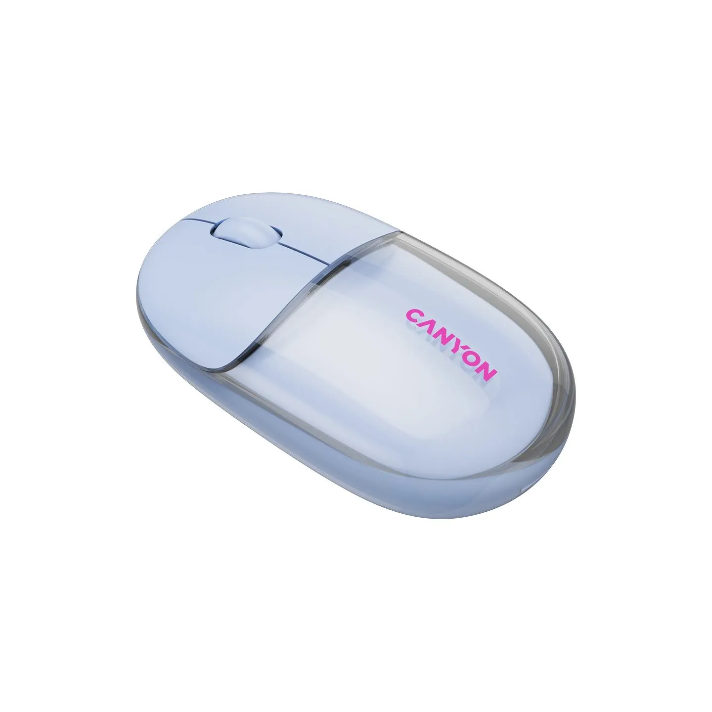Canyon mouse OnClick 24 BT/ Wireless Transparent/Blue