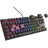 Genesis | THOR 303 | Mechanical Gaming Keyboard | Wired | US | Outemu Peach Silent | Black