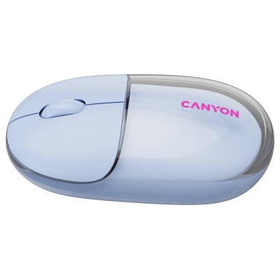 Canyon mouse OnClick 24 BT/ Wireless Transparent/Blue