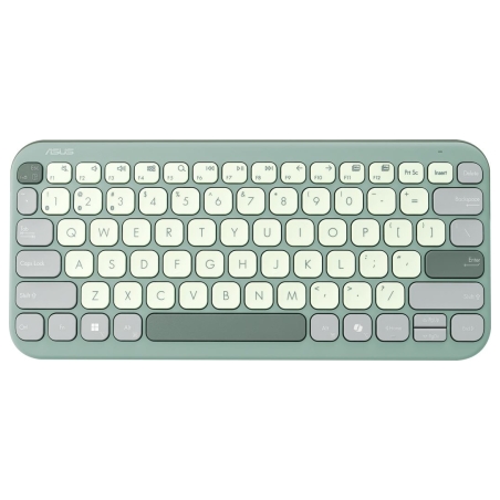 Asus Marshmallow KW100 | Keyboard | Wireless | US International | Green Tea Latte