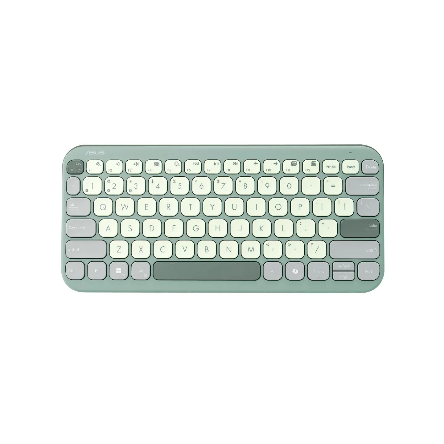Asus Marshmallow KW100 | Keyboard | Wireless | US International | Green Tea Latte