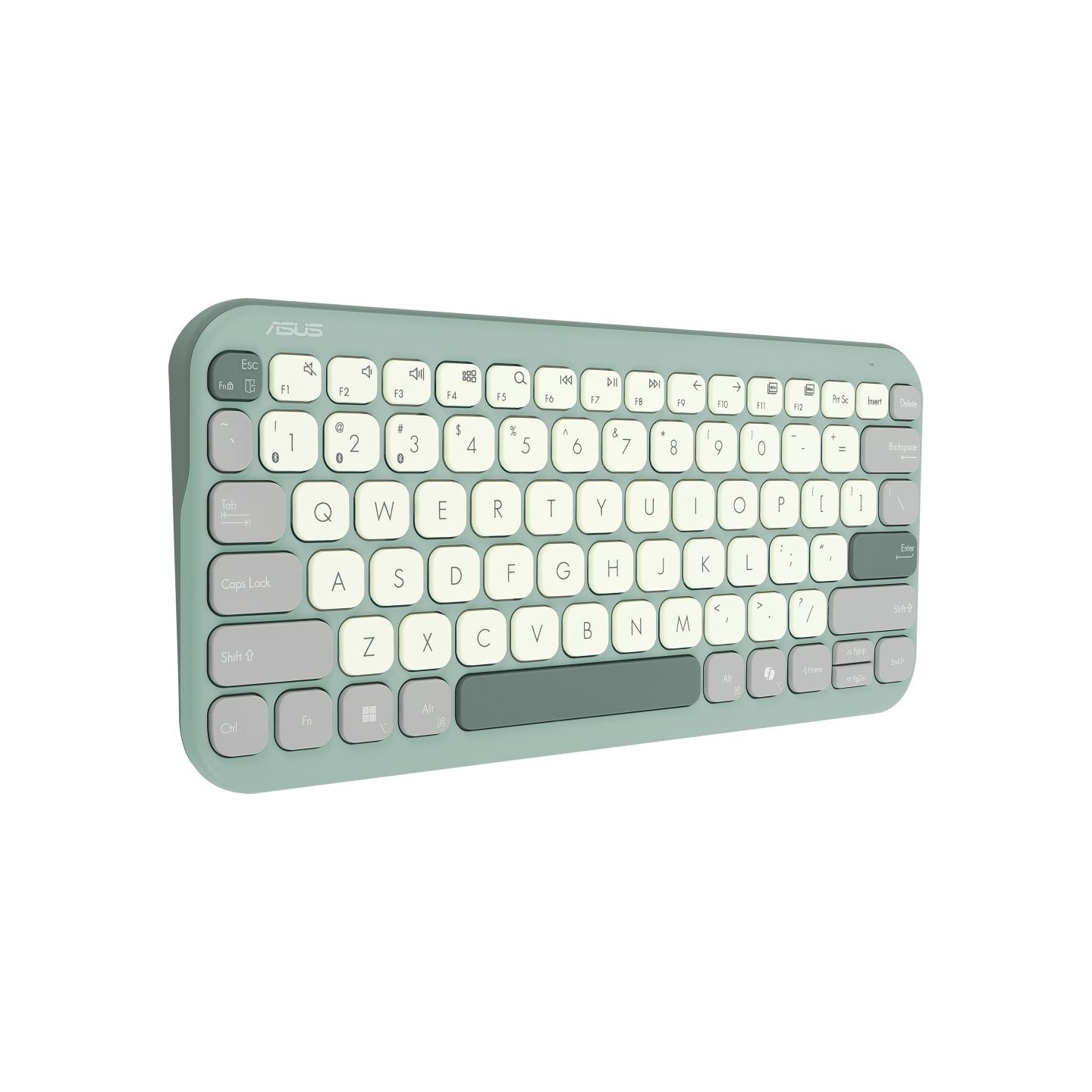Asus Marshmallow KW100 | Keyboard | Wireless | US International | Green Tea Latte
