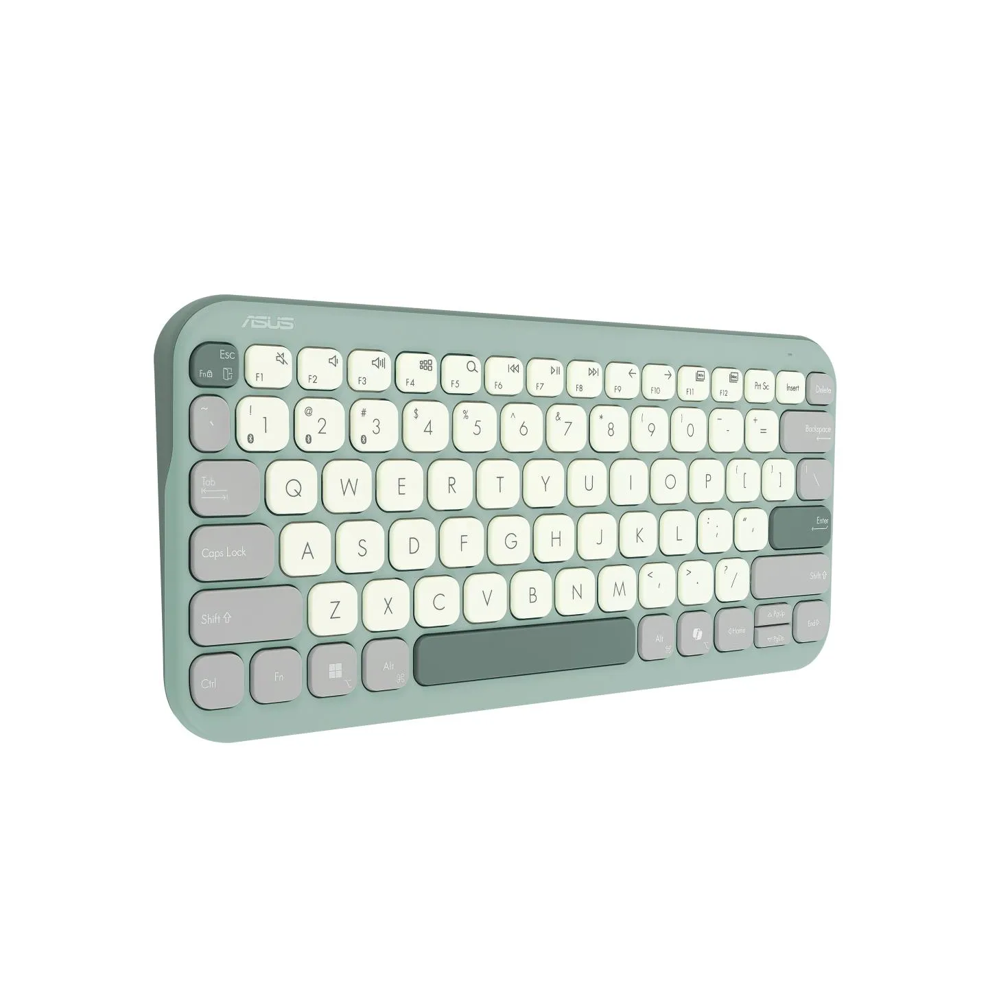 Asus Marshmallow KW100 | Keyboard | Wireless | US International | Green Tea Latte