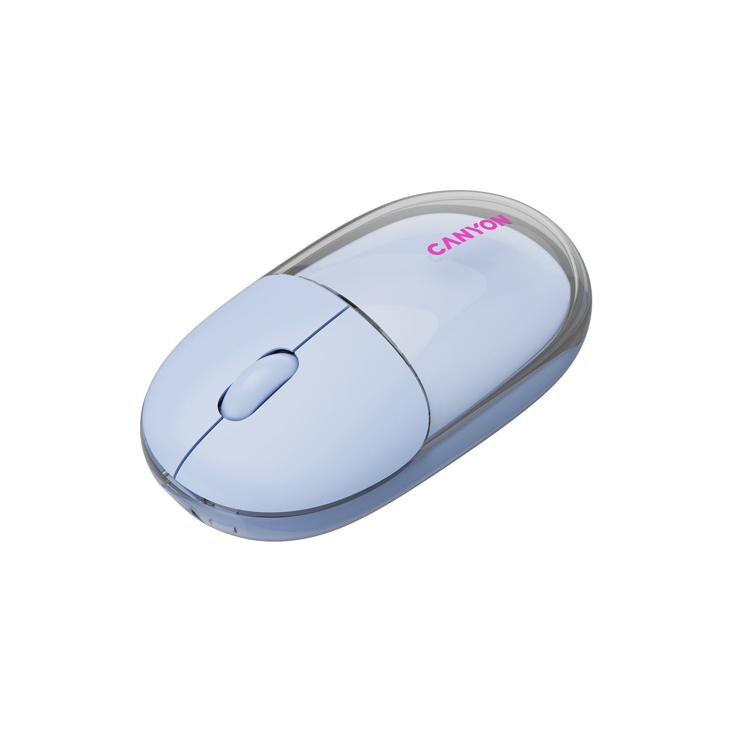 Canyon mouse OnClick 24 BT/ Wireless Transparent/Blue
