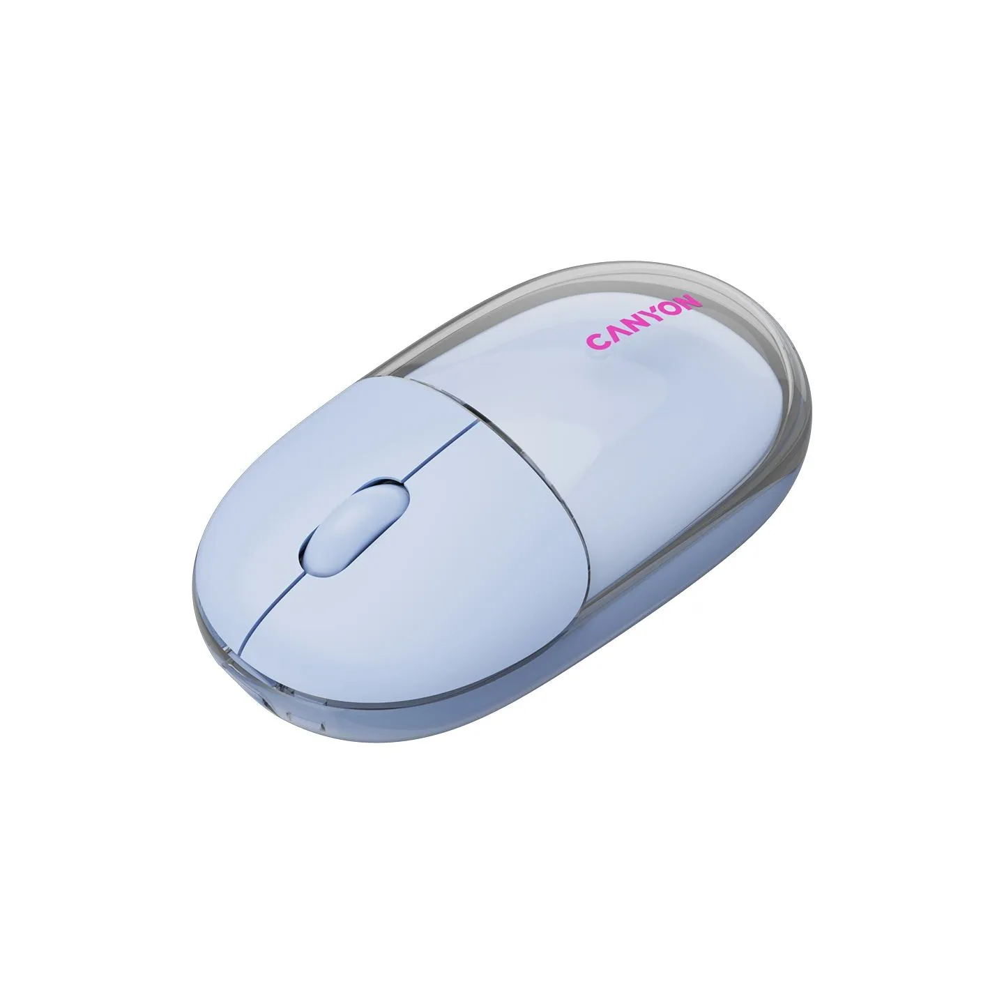 Canyon mouse OnClick 24 BT/ Wireless Transparent/Blue