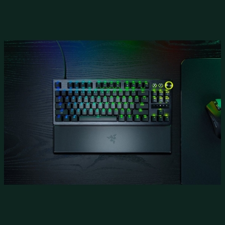Razer Huntsman V3 Pro Tenkeyless 8KHz | Gaming keyboard | Wired | US | Razer Analog Optical Switch Gen-2 | Black