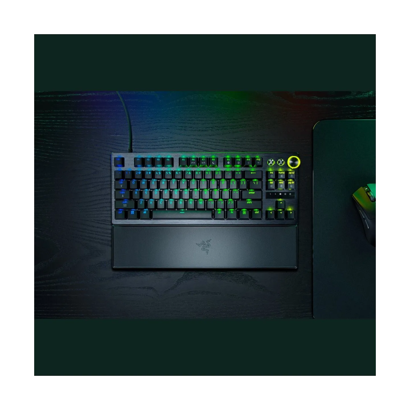 Razer Huntsman V3 Pro Tenkeyless 8KHz | Gaming keyboard | Wired | US | Razer Analog Optical Switch Gen-2 | Black