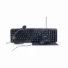 Gembird | 4-in-1 Multimedia office set | KBS-UO4-01 | Keyboard, Mouse, Pad and Headset Set | Wired | Mouse included | US | Black