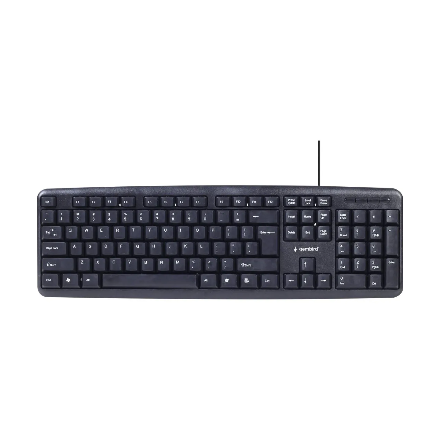 Gembird | 4-in-1 Multimedia office set | KBS-UO4-01 | Keyboard, Mouse, Pad and Headset Set | Wired | Mouse included | US | Black