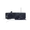 Gembird | 4-in-1 Multimedia office set | KBS-UO4-01 | Keyboard, Mouse, Pad and Headset Set | Wired | Mouse included | US | Black