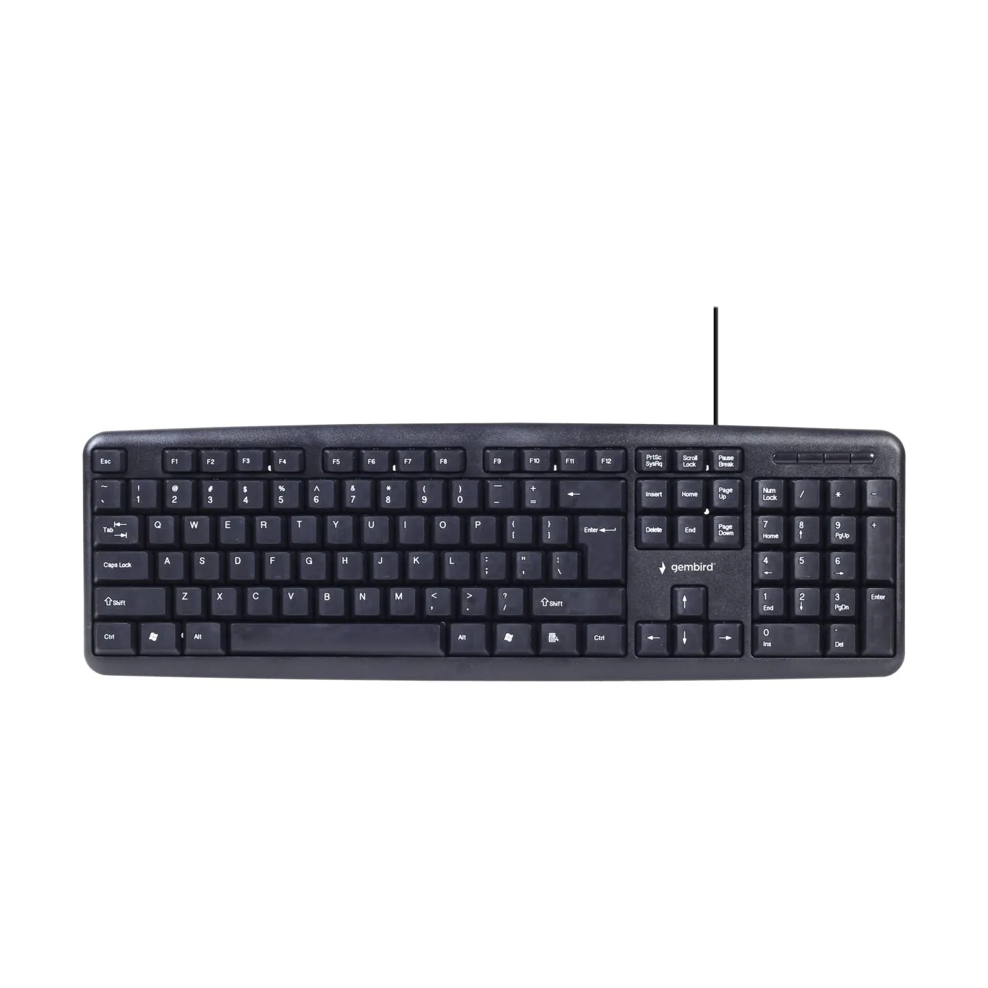 Gembird | 4-in-1 Multimedia office set | KBS-UO4-01 | Keyboard, Mouse, Pad and Headset Set | Wired | Mouse included | US | Black