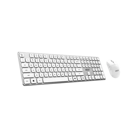 MSI FORGE K210 WIRELESS COMBO WHITE US | Keyboard and Mouse Set | Wireless | Mouse included | US | White
