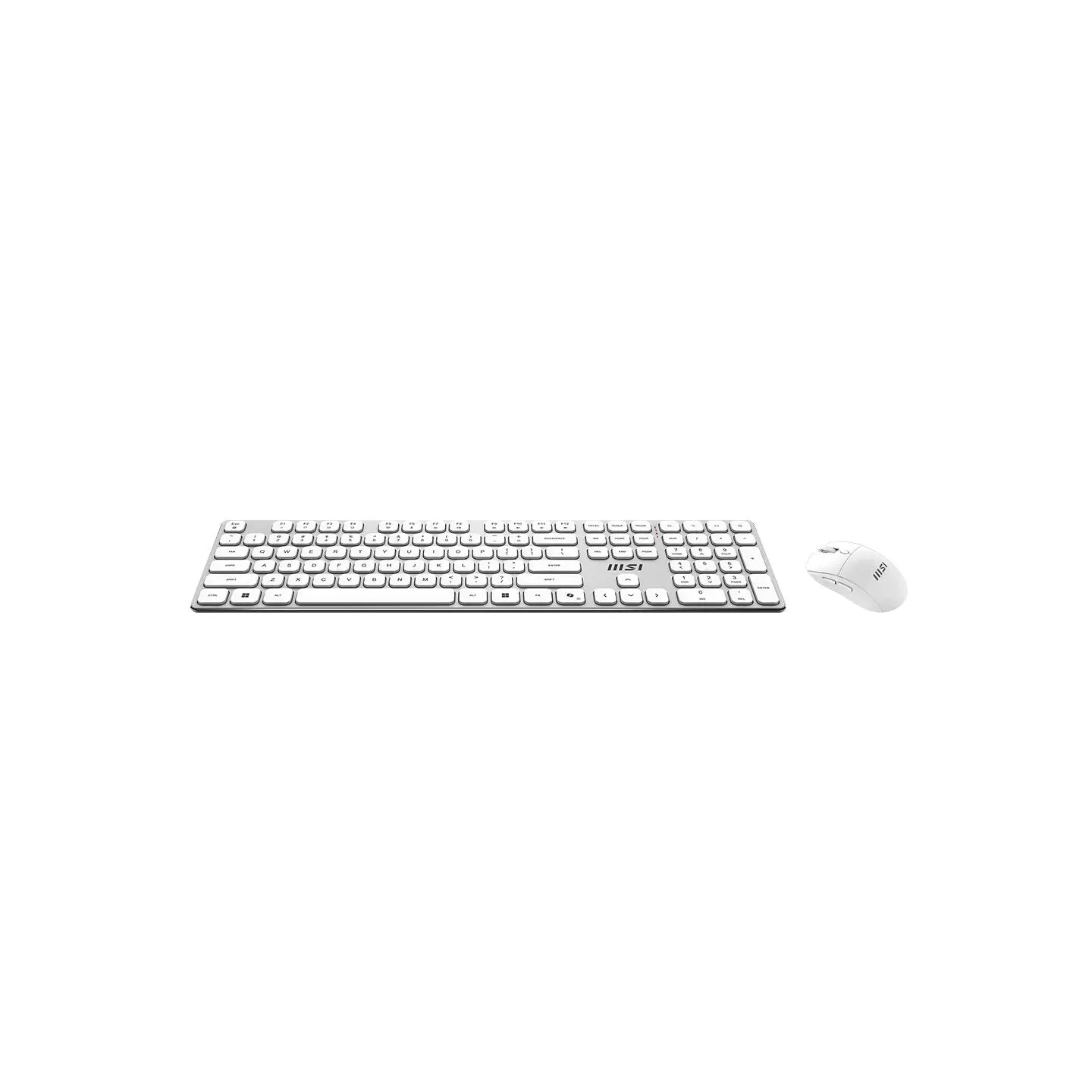 MSI FORGE K210 WIRELESS COMBO WHITE US | Keyboard and Mouse Set | Wireless | Mouse included | US | White