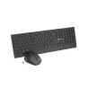 Natec Keyboard and Mouse | Stringray 2 | Keyboard and Mouse Set | Wireless | US | Black