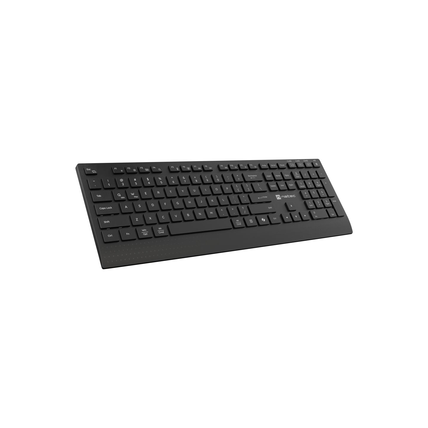 Natec Keyboard and Mouse | Stringray 2 | Keyboard and Mouse Set | Wireless | US | Black
