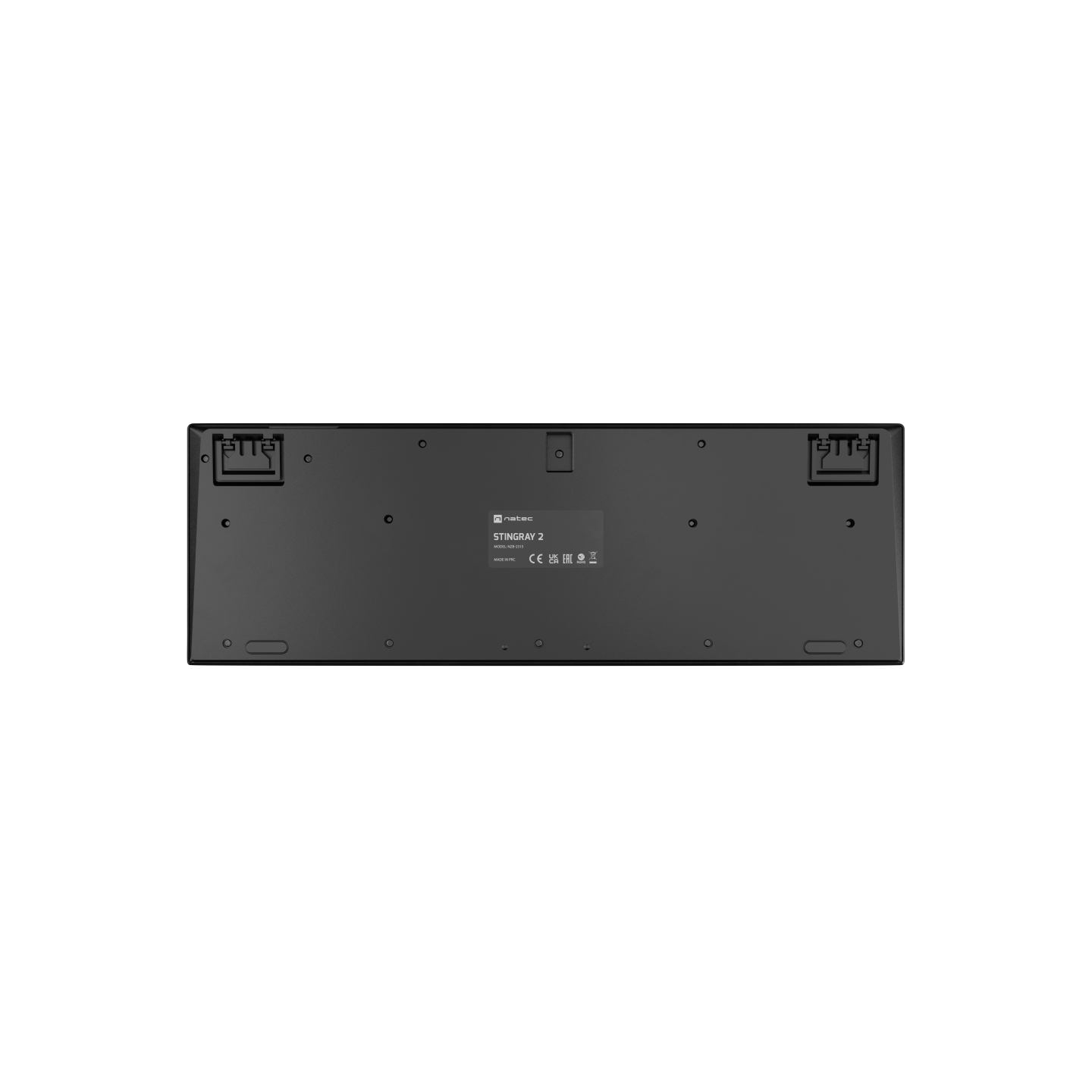 Natec Keyboard and Mouse | Stringray 2 | Keyboard and Mouse Set | Wireless | US | Black