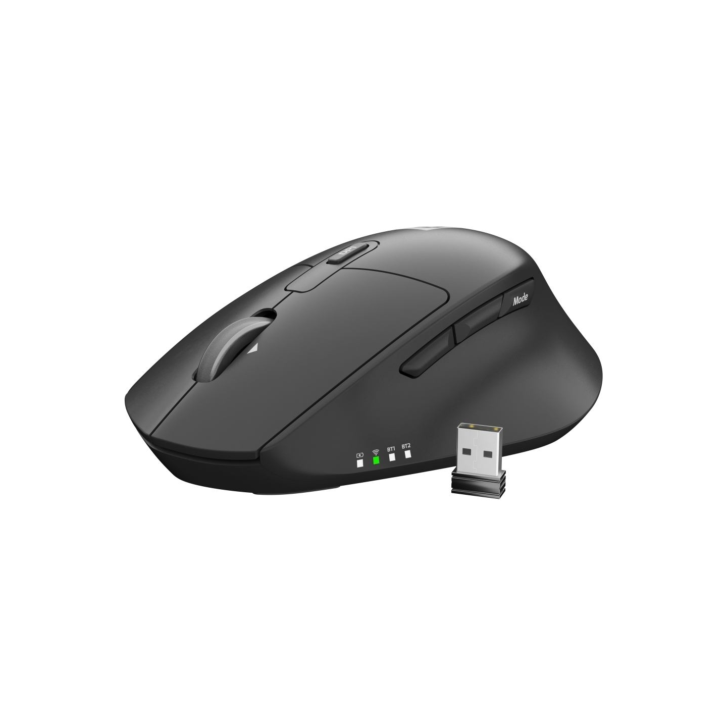 Natec Keyboard and Mouse | Stringray 2 | Keyboard and Mouse Set | Wireless | US | Black