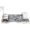 Digitus | IEEE 1394a Interface Card, PCI express, 4 Port 1x ext. 1394mini, 2x ext./1x int. 1394a Ports | DS-30201-5