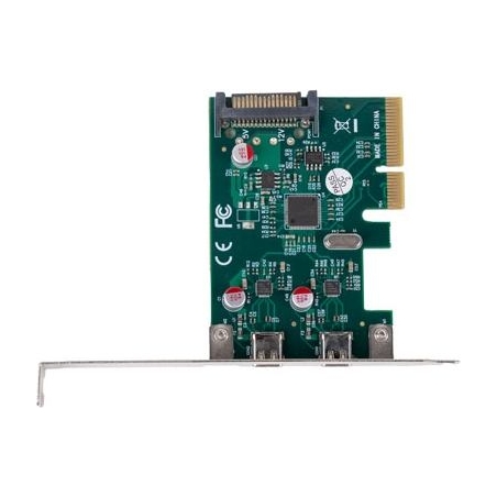 Lanberg PCI-Express X1 Card to 2X USB-C 3.2 GEN 2X1 Low profile | PCE-UC3-002