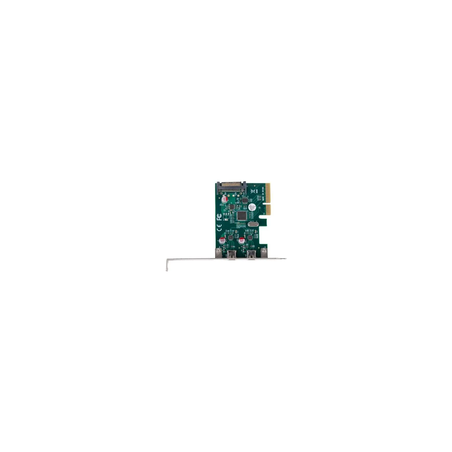 Lanberg PCI-Express X1 Card to 2X USB-C 3.2 GEN 2X1 Low profile | PCE-UC3-002