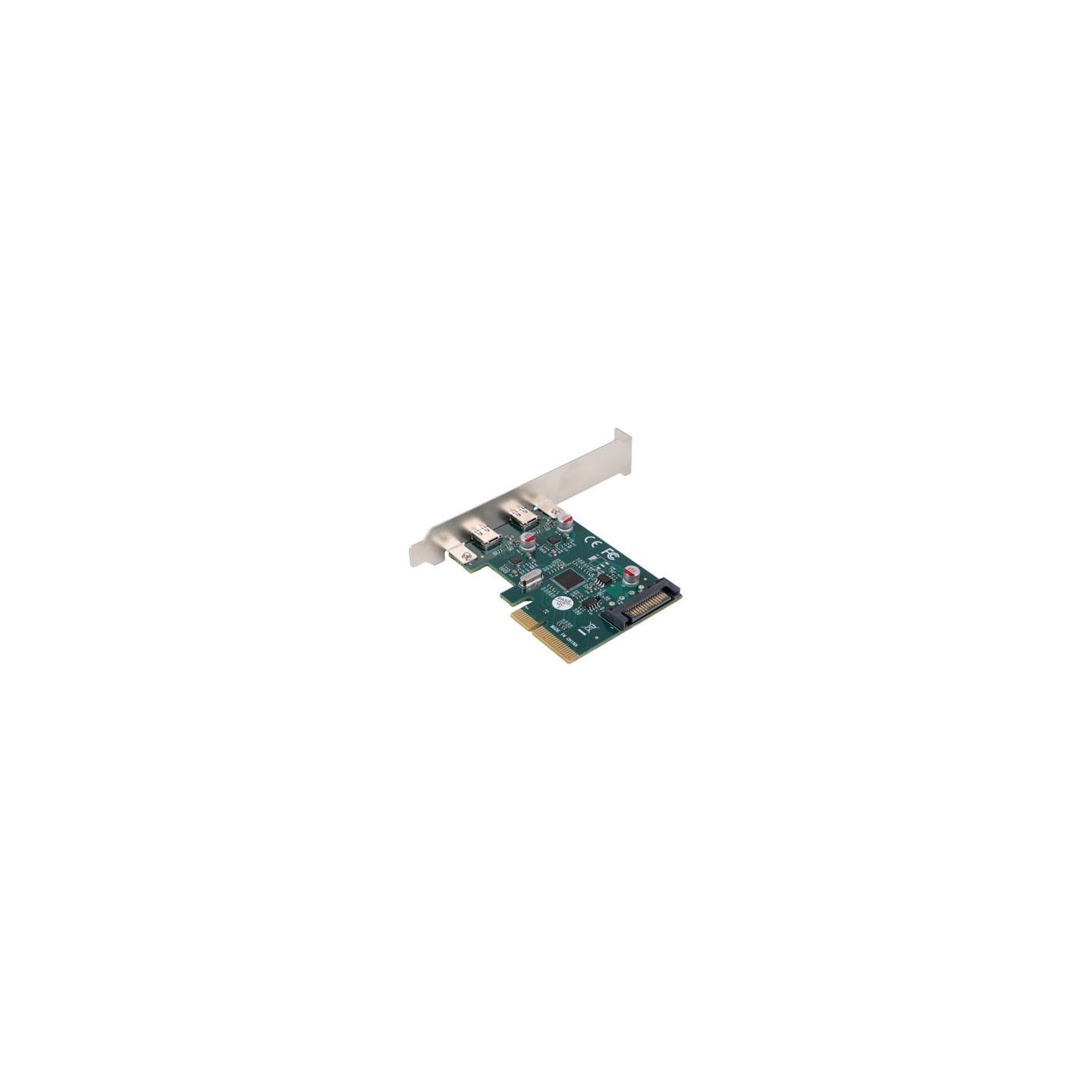 Lanberg PCI-Express X1 Card to 2X USB-C 3.2 GEN 2X1 Low profile | PCE-UC3-002
