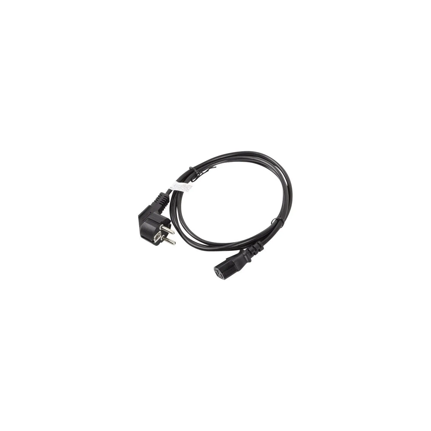 Lanberg | CEE 7/7 to IEC 320 C13 Power Cord | CA-C13C-10CC-0018-BK