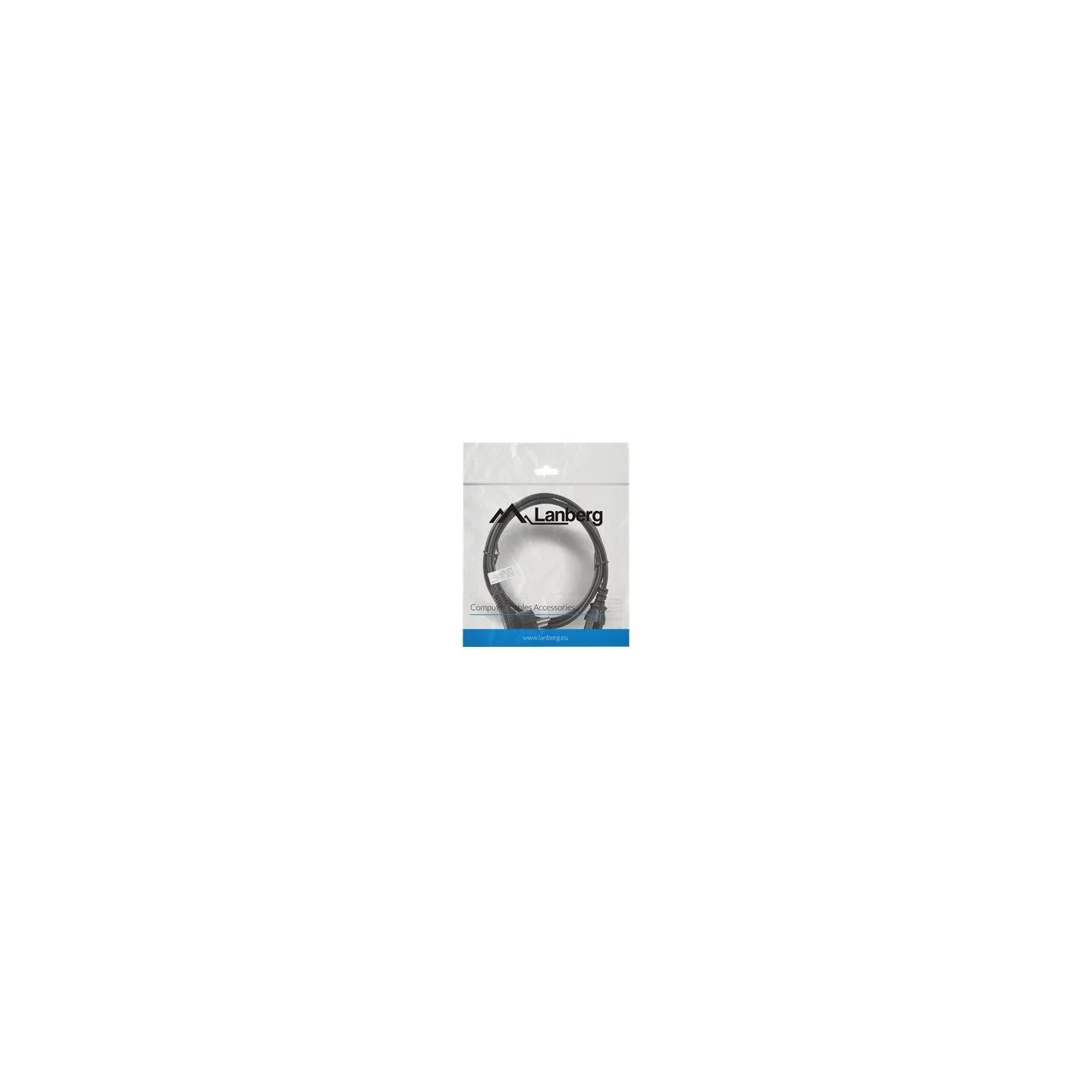Lanberg | CEE 7/7 to IEC 320 C13 Power Cord | CA-C13C-10CC-0018-BK