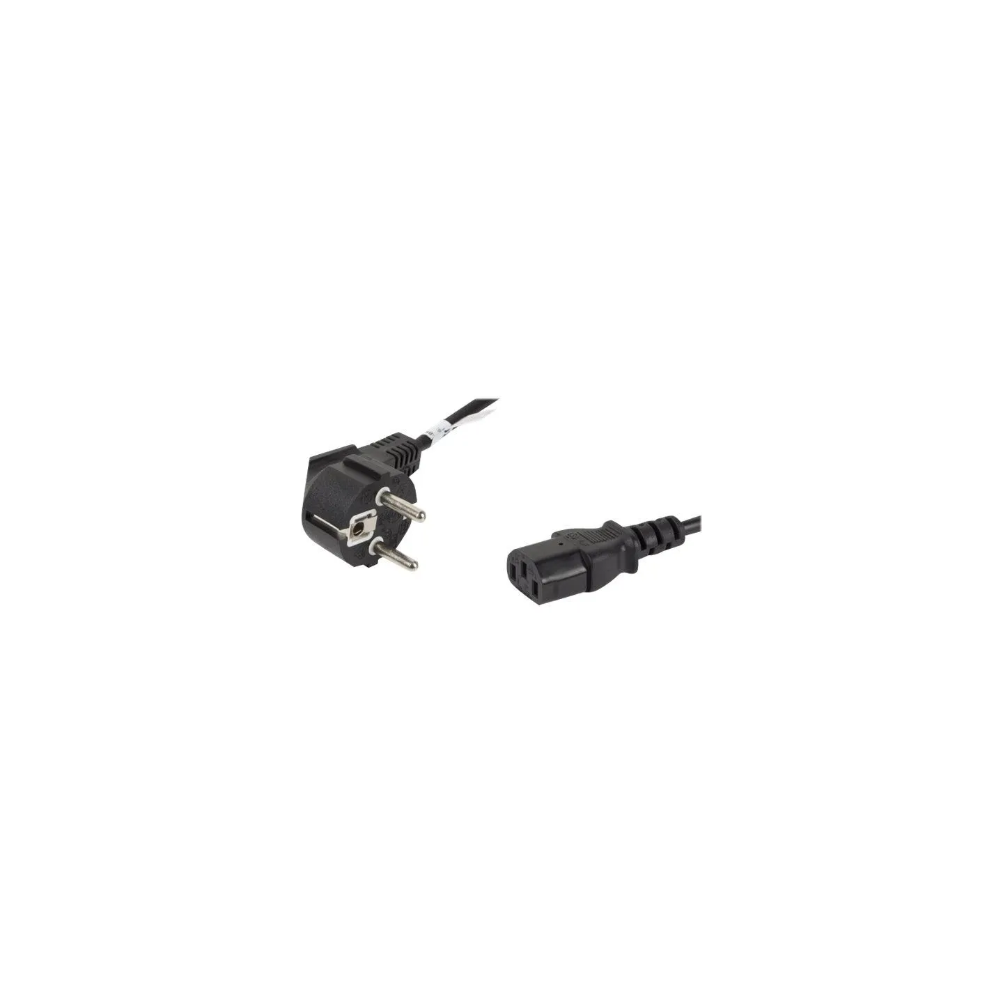 Lanberg | CEE 7/7 to IEC 320 C13 Power Cord | CA-C13C-10CC-0018-BK
