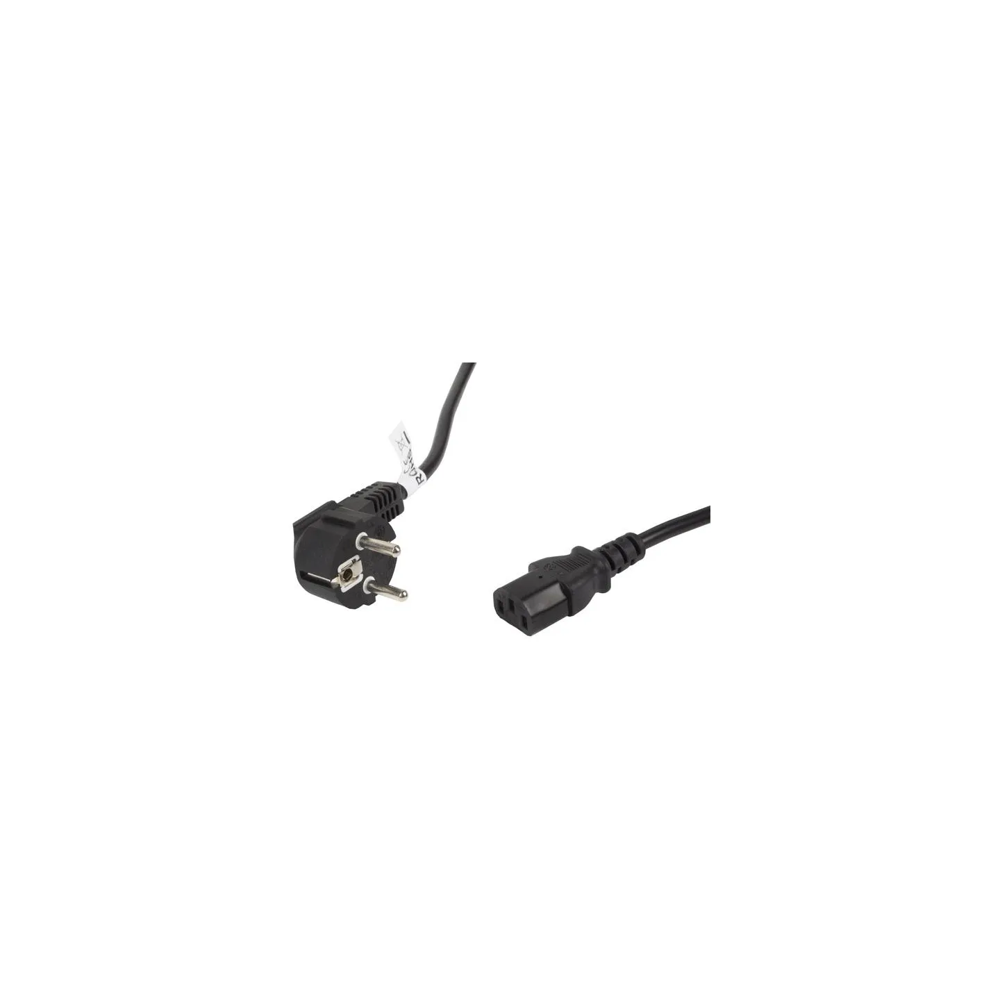 Lanberg | CEE 7/7 to IEC 320 C13 Power Cord | CA-C13C-11CC-0050-BK