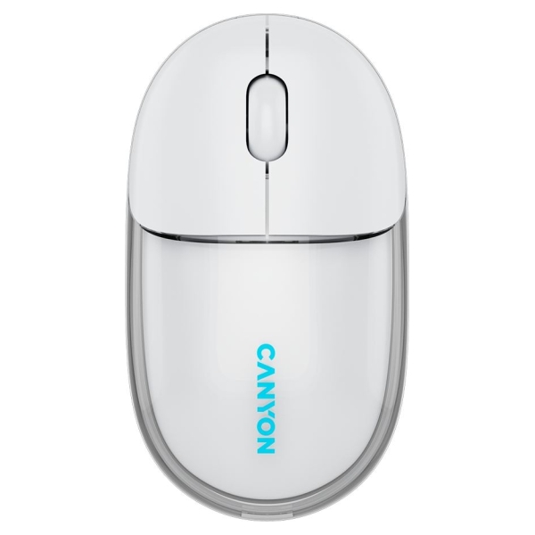 Canyon mouse OnClick 24 BT/ Wireless Transparent/White