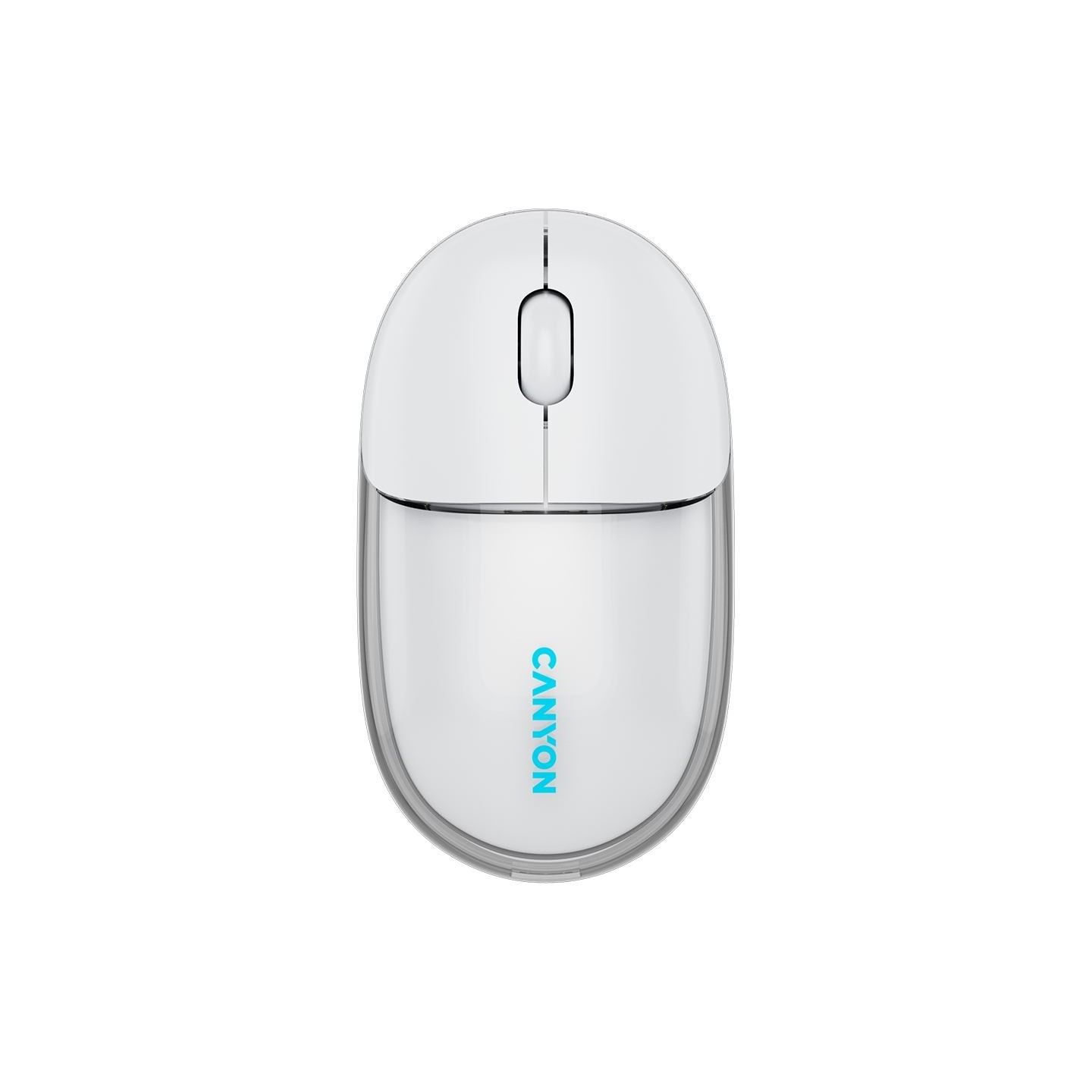 Canyon mouse OnClick 24 BT/ Wireless Transparent/White