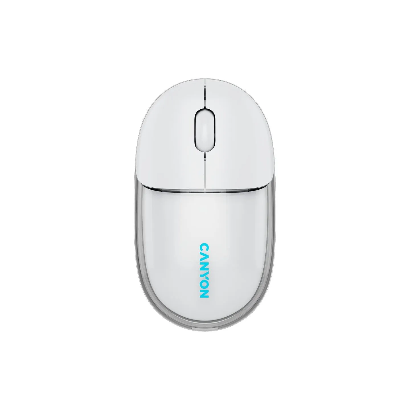 Canyon mouse OnClick 24 BT/ Wireless Transparent/White