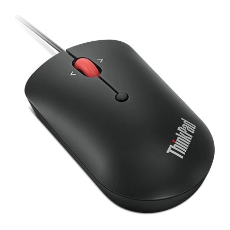 Lenovo | ThinkPad USB-C Wired Compact Mouse | USB-C | Raven black