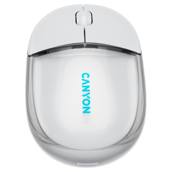 Canyon mouse OnClick 24 BT/ Wireless Transparent/White