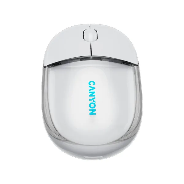 Canyon mouse OnClick 24 BT/ Wireless Transparent/White